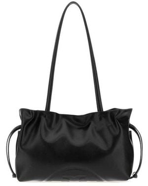 Tory Burch Synthetic Leather Small Ella Shoulder Bag Borse A Mano - Black