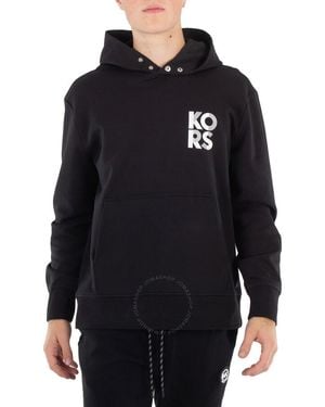 Michael Kors Logo-print Hoodie - Black