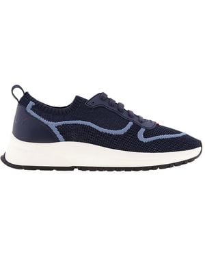 Bally Darwey-T Knit Low-Top Trainers, Brand Size 9 Us - Blue