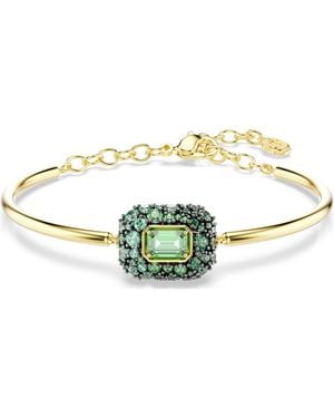 Swarovski Sublima 18K Plated Octagon Cut Bangle - Metallic
