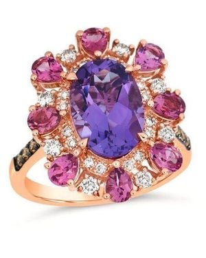 Le Vian Ladies Passion Fruit Tourmaline Rings Set - Purple
