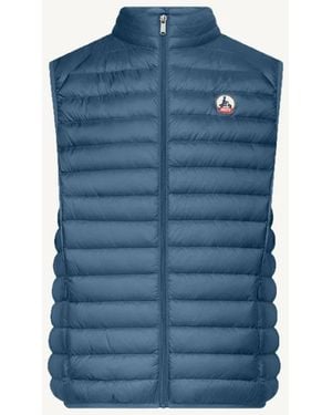 J.O.T.T Tom Down Jacket Sleeveless Jeans Size-M - Blue