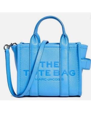 Marc Jacobs The Leather Crossbody Tote Bag - Blue