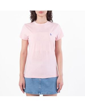 Polo Ralph Lauren Straight Fit Cotton T-Shirt - Pink