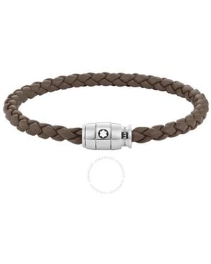 Montblanc Meisterstuck Steel 3 Rings Bracelet - Brown