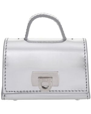 Ferragamo Gancini Buckle Airpods Case - White