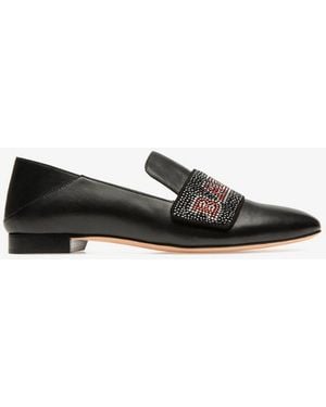 Bally Jannie Lamb Leather Slippers, Brand Size 40 Us - Black