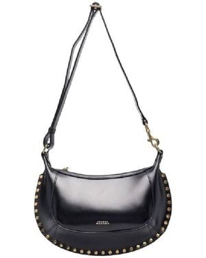 Isabel Marant Studded Baguette Shoulder Bag - Black