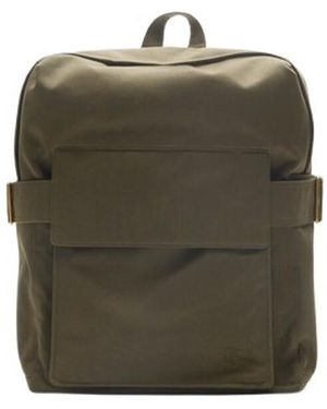 Burberry Equestrian Knight Embroidered Trench Backpack - Green