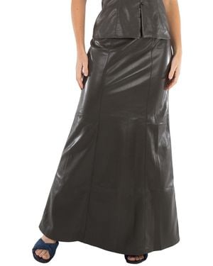 Nanushka Carlotta High Waist Flared Skirt - Multicolour