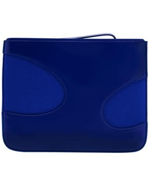 Ferragamo Cut-Out Detailing Clutch Bag - Blue