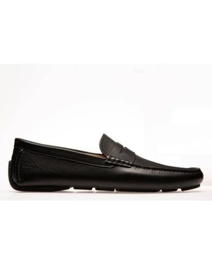 Bally Warno Driver Loafers, Brand Size 4.5 Us - Black