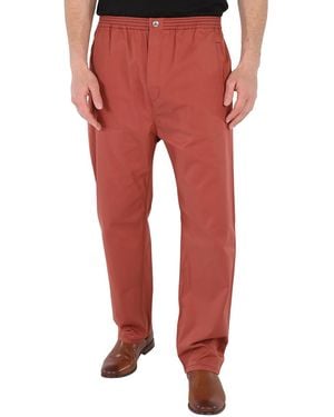 Roberto Cavalli Venetian Lounge Pants, Brand Size 46 (Waist - Red