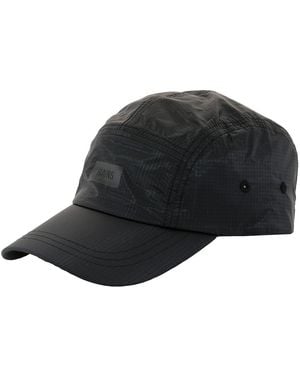 Rains Waterproof Nylon 5 Panel Ripstop Cap - Black