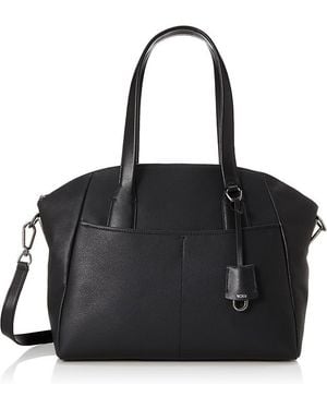Tumi Linz Medium Carryall Satchel - Black