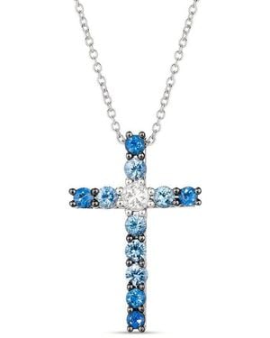 Le Vian Ladies Denim Balayage Collection Necklaces Set - Blue