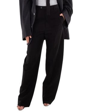 Balenciaga Ladies Baggy Tailored Trousers, Brand Size 36 (Us - Black