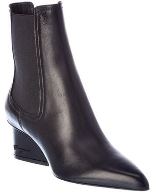 Ferragamo Ferragamo Ladies Chelsea Ankle Boots - Blue