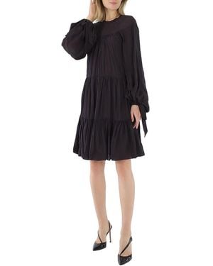 3.1 Phillip Lim Ladies Short Gathered Dress, Brand - Black