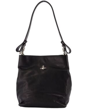 Vivienne Westwood Lottie Shoulder Bag - Black
