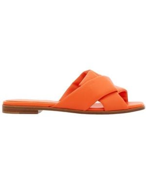 Ferragamo Ferragamo Knott Strap Slides - Orange