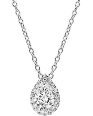 Brilliant Diamond 14Kt 0.60 Carat Lab Grown Diamond Pendant Necklace For - Metallic