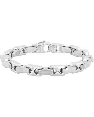 Robert Alton Stainless Steel Mariner Link Bracelet - Metallic