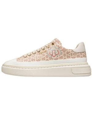 Bally Maily Monogram Low-Top Trainers, Brand Size 37 Us - Natural