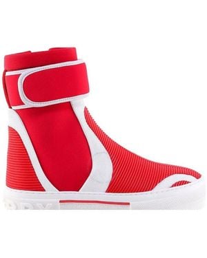 Burberry Sub Trainers Touch Strap Trainers - Red