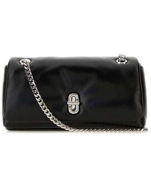 Marc Jacobs Leather Shoulder Bag - Black