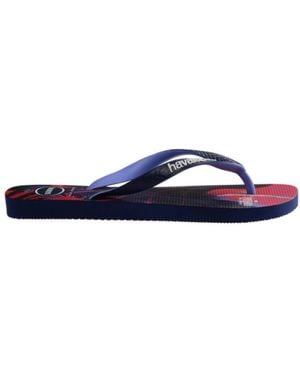 Havaianas Marvel Top Flip Flops, Brand Size 39/40 Us - Blue