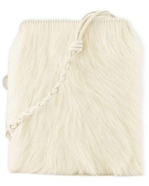 Jil Sander Goatskin Crossbody Bag - Natural