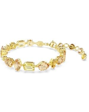 Swarovski Mixed Cuts-Tone Plated Gema Bracelet - Metallic