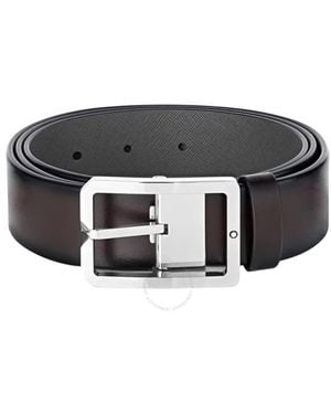 Montblanc Reversible 35Mm Leather Belt - Black