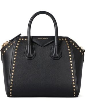 Givenchy Antigona Mini Leather Handbag - Black