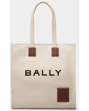 Bally Akelei Canvas Tote Bag - Natural