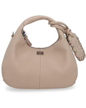 Ganni Hobo Bag - Grey