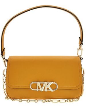 Michael Kors Leather Shoulder Bag - Yellow