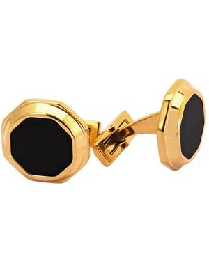 Picasso and Co 18Kt Plated Cufflinks - Metallic