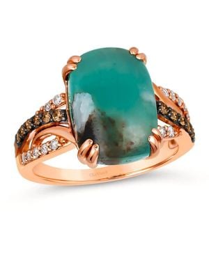 Le Vian Ladies Aquaprase Rings Set - Green