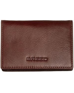 Breed Porter Genuine Leather Bi-Fold Wallet - Brown