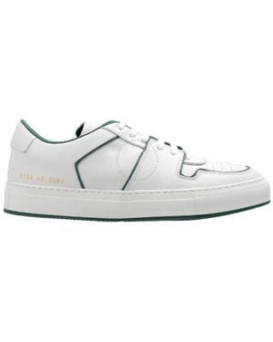Common Projects Ladies Decades Lace-Up Low Top Trainers, Brand Size 35 Us - White