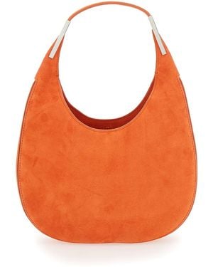 SAVETTE Florence Small Shoulder Bag With Open Top - Orange