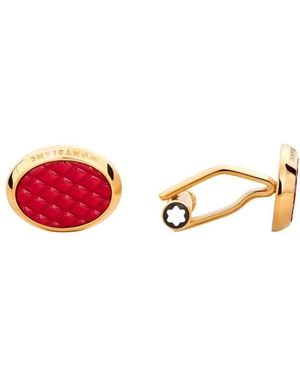 Montblanc Meisterstuck Lacquer Cufflinks - Red