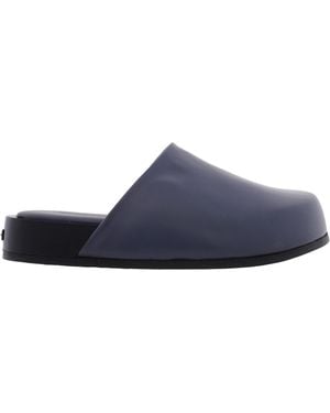 Ferragamo Ferragamo Felicya Leather Slip-On Loafers, Size 7 - Blue