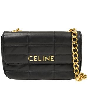 Celine Chain Shoulder Bag - Black