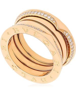 BVLGARI 18 Kt B.Zero1 Three-Band Ring - Metallic