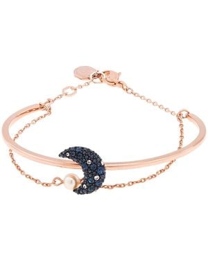 Swarovski Sublima Moon Crystal Bangle Bracelet - Pink