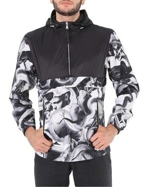 The Very Warm Hanover Printed Popover Jacket - Black