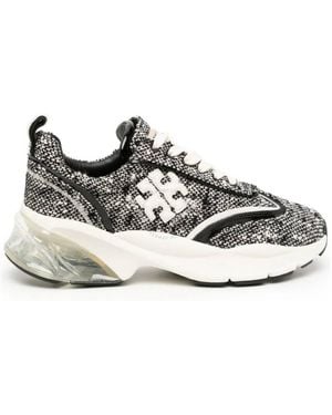 Tory Burch Good Luck Tweed Trainers - Multicolour